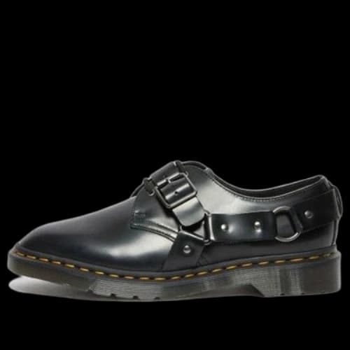 Dr. Martens Henree Polished Smooth Leather Buckle 'Black'