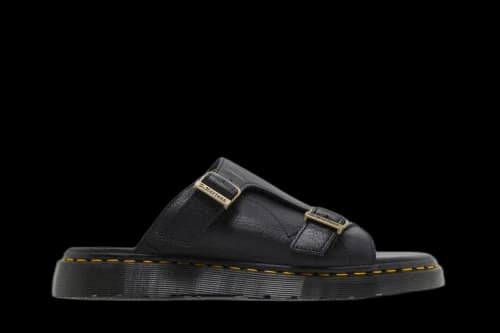 Dr. Martens Dayne Made in England Leather Slide Sandals 'Black'