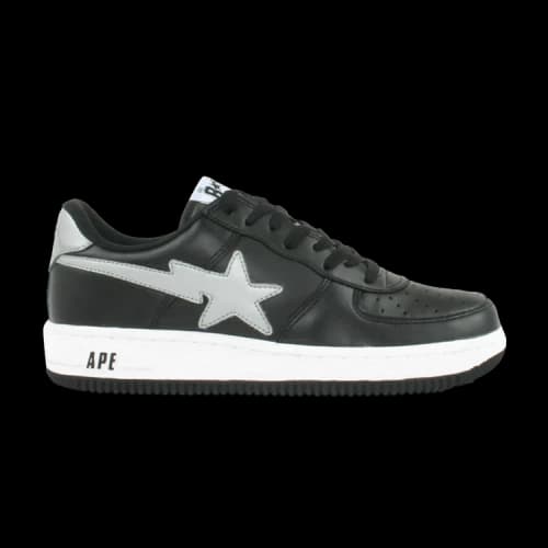 Bapesta FS-001 Low 'Black Silver'