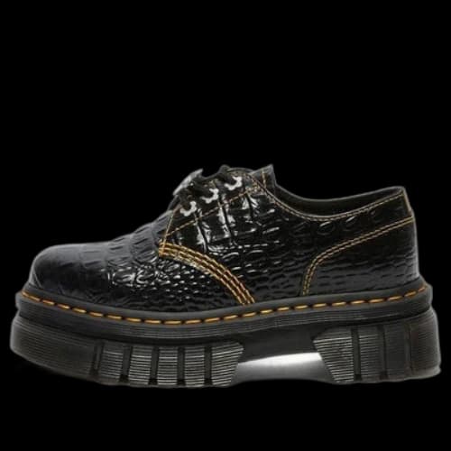 Dr. Martens Audrick x Heaven By Marc Jacobs 'Carbon Black Yellow'