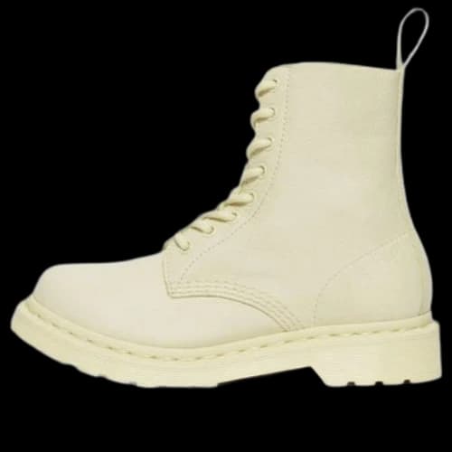 Dr. Martens 1460 Pascal Mono Lace Up Boots 'Cream' (Women's)