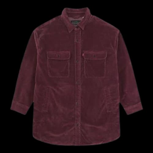 LEVI'S Levis Series lapel corduroy Jacket Purple Red