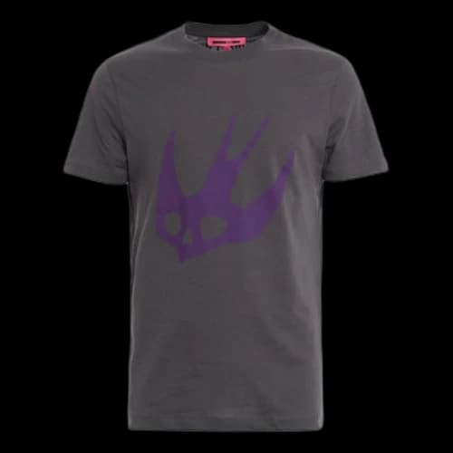 McQ Alexander McQueen Cotton Casual Short Sleeve Gray