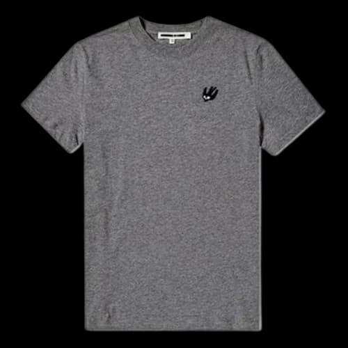 Alexander McQueen MCQ Swallow Short Sleeve Gray