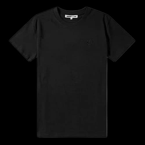 McQ Alexander McQueen Embroidered Short Sleeve Black