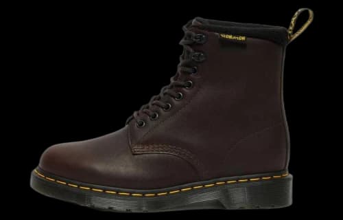 Dr. Martens 1460 Pascal Warmwair Leather Lace Up Boots 'Dark Brown'