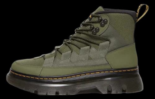 Dr. Martens Boury Leather Casual Boots 'Khaki Green'