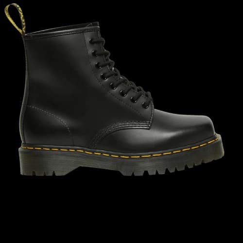 Dr. Martens 1460 Bex Squared Toe Leather Lace Up Boots Black