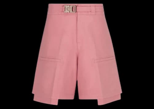 Dior x CACTUS JACK Cargo Bermuda Shorts Pink