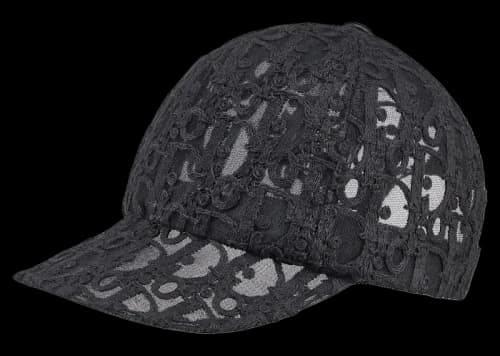 Dior x CACTUS JACK Technical Tulle Baseball Cap Black