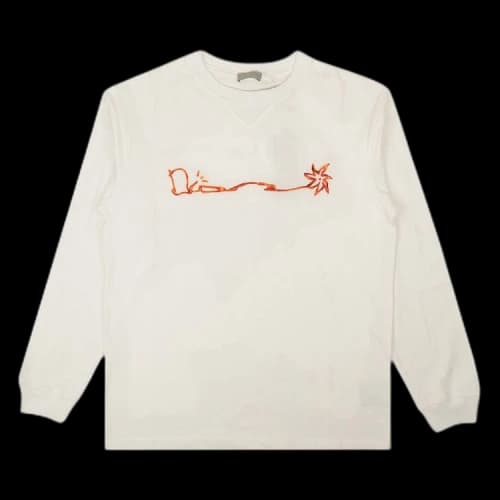 Dior x Cactus Jack Long-Sleeve T-Shirt 'White'