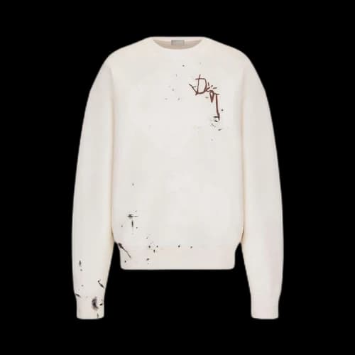 Dior x Cactus Jack Oversized Sweatshirt 'White'