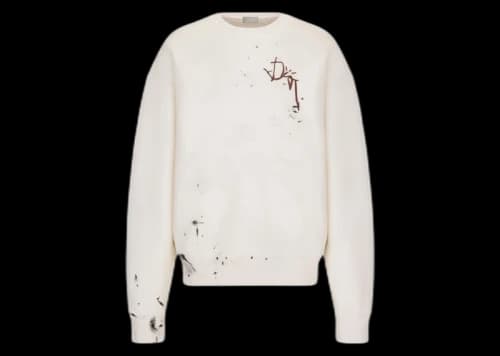 Dior x CACTUS JACK Oversized Sweatshirt White