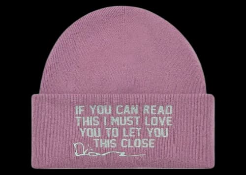 Dior x CACTUS JACK Cashmere Knit Beanie Violet