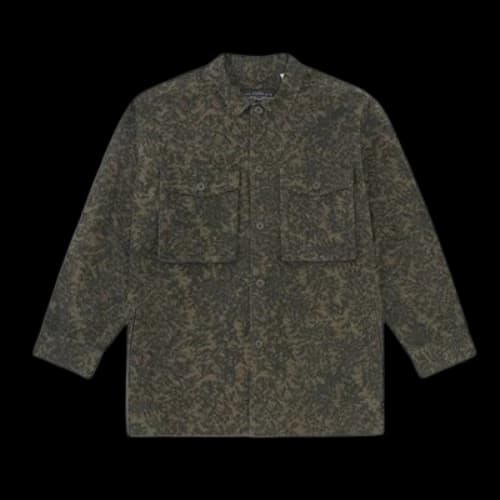 LEVI'S Levis lapel Big Pocket Cargo Shirt Green