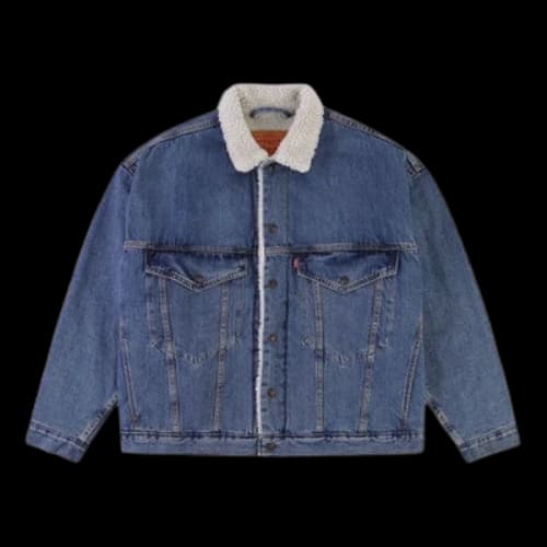 To Be Defined Levis Single-breasted Denim Jacket Blue