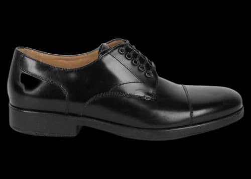 Ferragamo Larry Lace Up Shoes Black