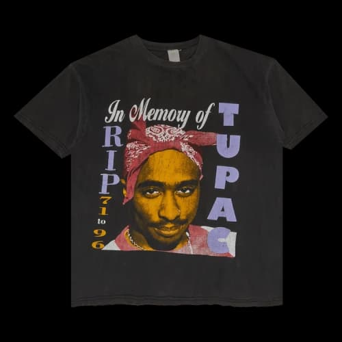 Music RIP Tupac Tee 'Black'