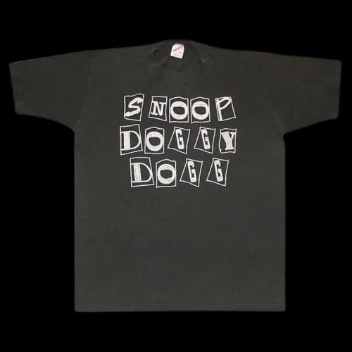 Music Snoop Doggy Dog T-Shirt 'Black'