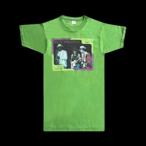 Music Vintage Bruce Springsteen Concert Tee 'Green'