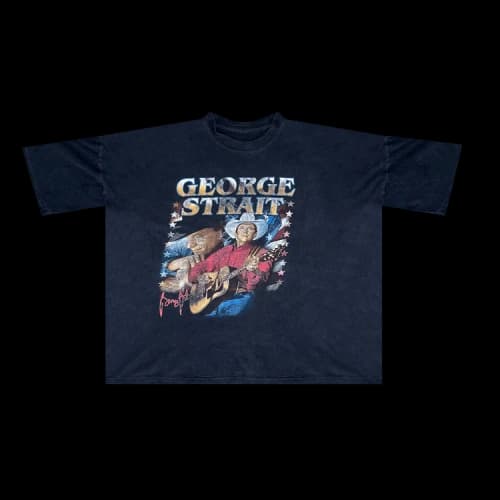 Music Vintage George Strait Tour Tee 'Black'