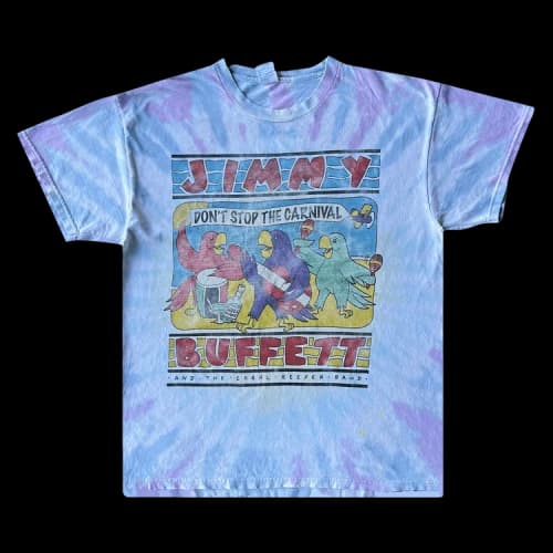 Music Vintage Jimmy Buffett Tie-Dye Tour Tee 'Tie-Dye'