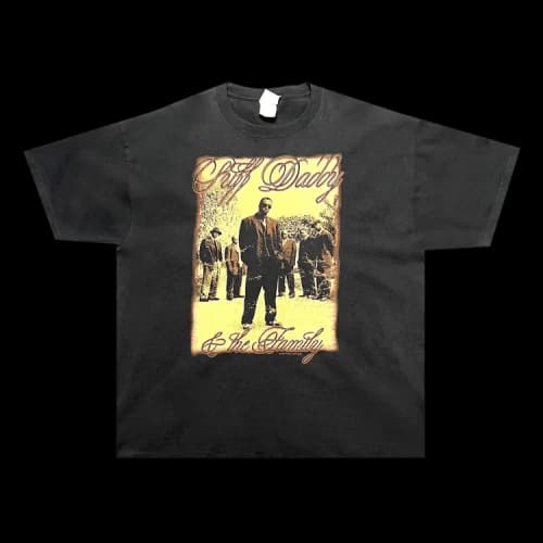 Music Vintage Puff Daddy No Way Out Tour Tee 'Black'