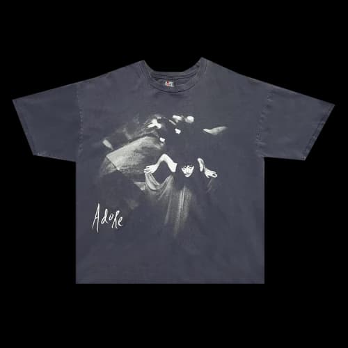 Music Vintage Smashing Pumpkins Adore Tour Tee 'Faded Black'