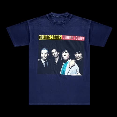 Music Vintage The Rolling Stones Voodoo Lounge Tee 'Blue'