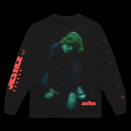 Music Justin Bieber Crawl Long-Sleeve T-Shirt 'Black'