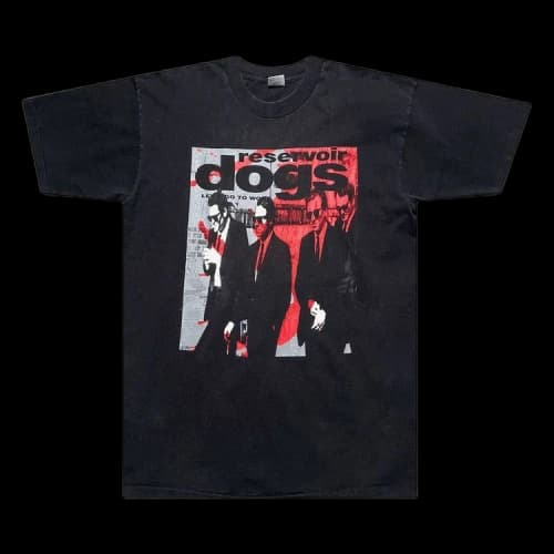 Pre-Owned Music Vintage 1992 Reservoir Dogs Let's Go To Work Tee 'Black'