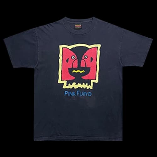 Music Vintage Pink Floyd World Tour Tee 'Black'