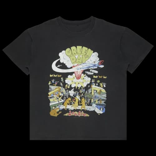 Music Vintage Green Day Dookie T-Shirt 'Black'
