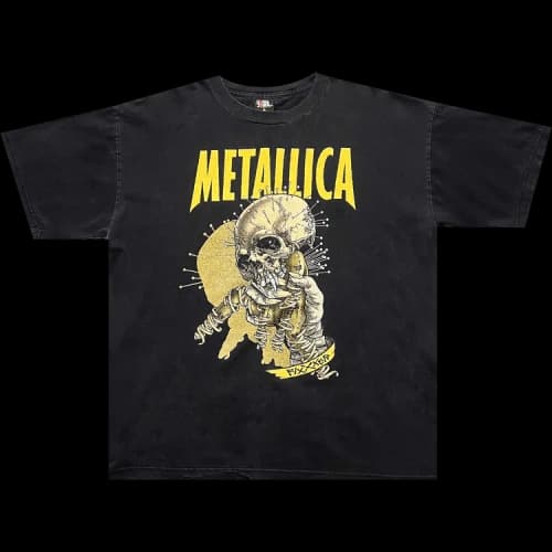 Music Vintage Metallica Fixxxer Tee 'Faded Black'