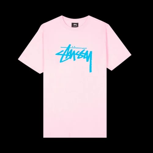 Stussy Stock Tee 'Pink'