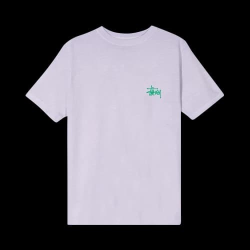 Stussy Basic Stussy Pigment Dyed Tee 'Lavender'