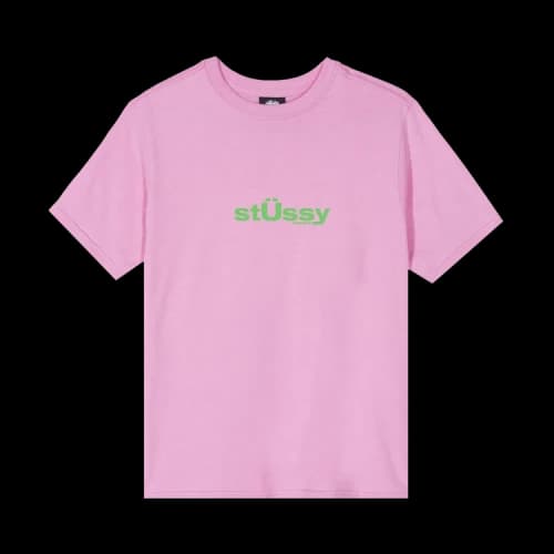 Stussy Big U Tee 'Pink'