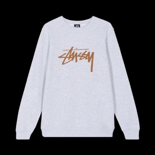 Stussy Stock Crew 'Ash Heather'