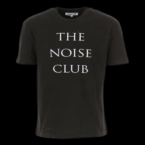 McQ Alexander McQueen Round Neck Printing Alphabet Short Sleeve Black