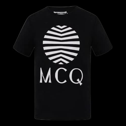 Alexander McQueen Logo Printing T-Shirt 'Black'