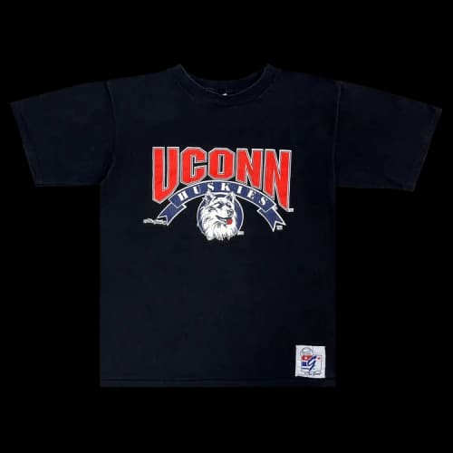 Sports Vintage UConn Huskies Tee 'Black'