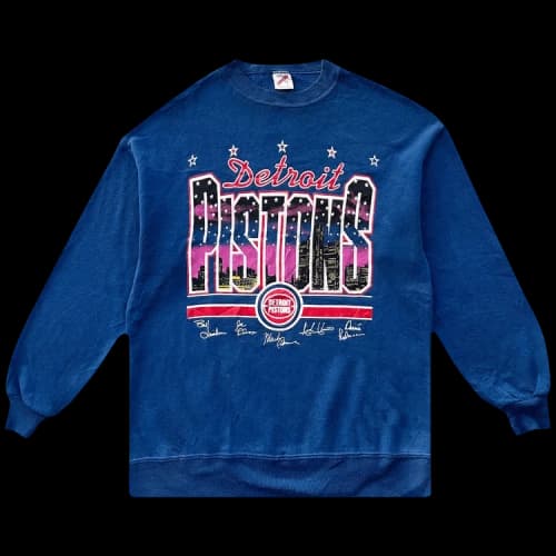 Sports Vintage Detroit Pistons Sweatshirt 'Blue'