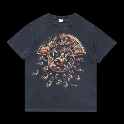Sports Vintage 1990's The Rock Tee 'Black'