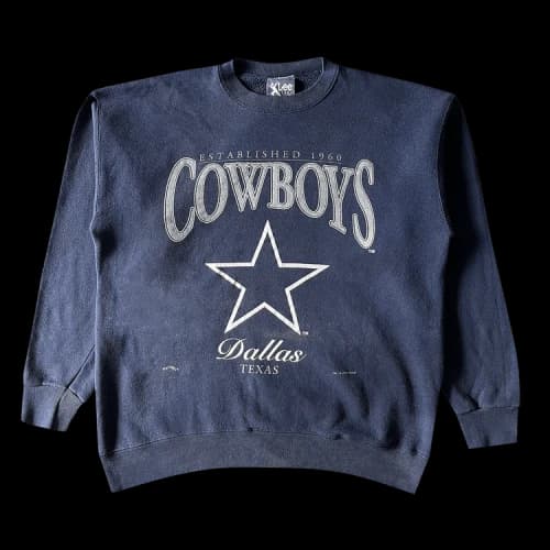 Sports Vintage Dallas Cowboys Sweatshirt 'Navy'