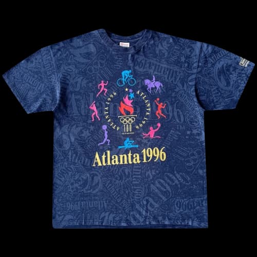 Sports Vintage Atlanta Oympics Single-Stitch Tee 'Blue'