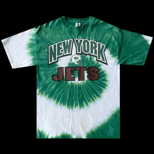 Sports Pre-Owned Vintage 1990's New York Jets Tie Dye Tee 'Green'