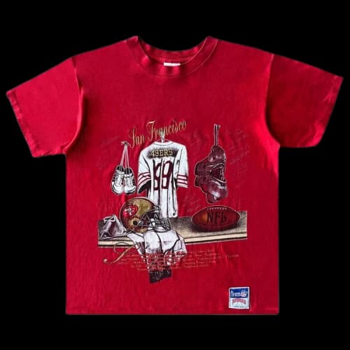 Sports Pre-Owned 1990's San Francisco 49ers Tee 'Red'