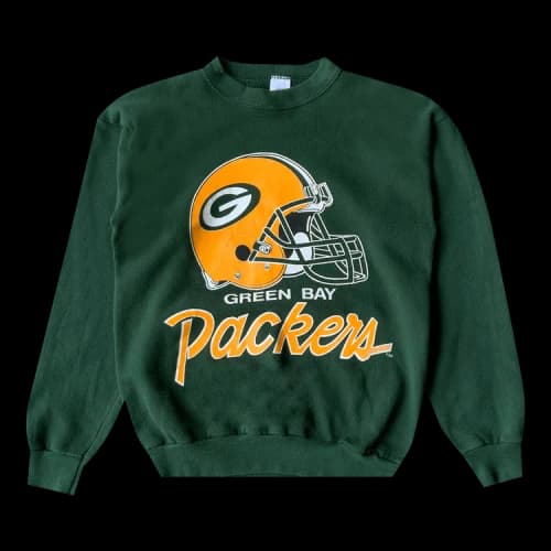 Sports Pre-Owned Vintage 1990's Green Bay Packers Script Sweatshirt 'Green'