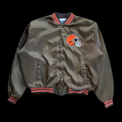 Sports Vintage 1990's Cleveland Browns Jacket 'Olive'