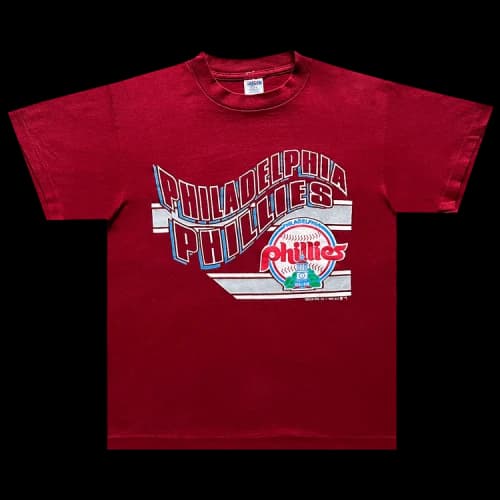 Sports Vintage 1990 Philadelphia Phillies Tee 'Burgundy'
